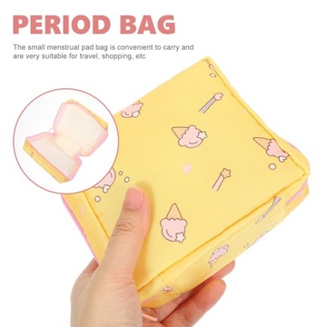 Сумка для хранения гигиенических прокладок. Чехол на молнии.