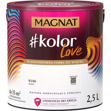 Śnieżka Magnat KLove KL06 biały 2,5L