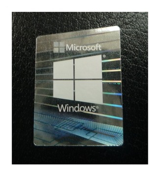 Naklejka Microsoft Windows Label 16x22 mm 073j