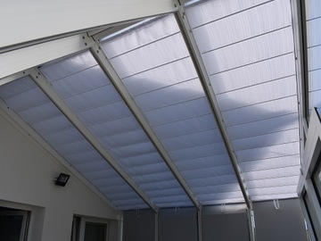 ГОРИЗОНТАЛЬНЫЕ РИМСКИЕ СТАВНИ ДЛЯ ПЕРГОЛЫ ТЕРРАСЫ