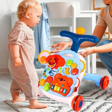 УЧЕБНЫЙ СТОЛ WALKER PUSH ИНТЕРАКТИВНОЕ ПИАНО 3 В 1 ДЛЯ ДЕТЕЙ