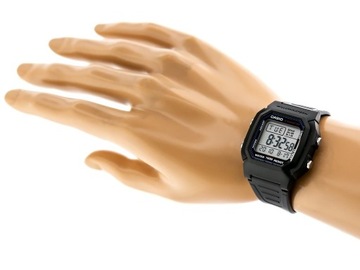 ЧАСЫ МУЖСКИЕ CASIO W800H-1A (zd100a) - КЛАССИКА + КОРОБКА