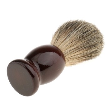 Soft Safety Facial Neck Hairdressing Shaving Brush Cleaner For Men Beard
