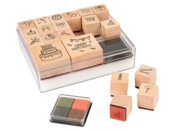 Деревянные ПАМЯТИ С МОТИВОМ ВЕЧЕРИНКИ 22 элемента