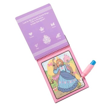 WaterWow MelissaandDoug Kolorowanka wodna Princess ciekawa zabawka