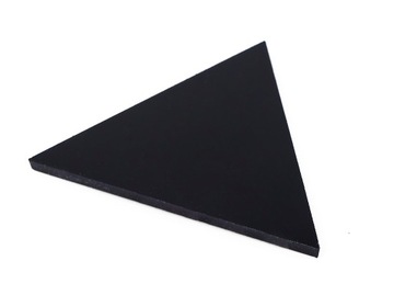 Plexi Pleksa czarna 5mm Trójkąt Na Wymiar