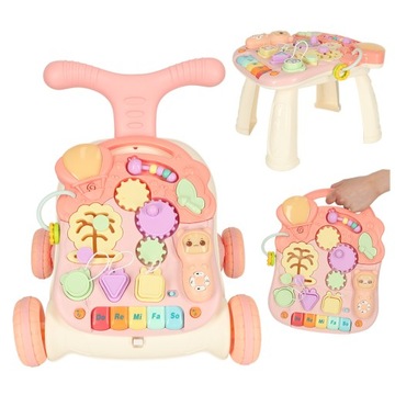 Толкатель, интерактивный обучающий стол 3-в-1