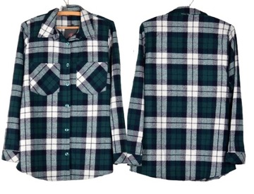 KOSZULA W KRATĘ BAWEŁNA GUZIKI KOLORY S/M 370