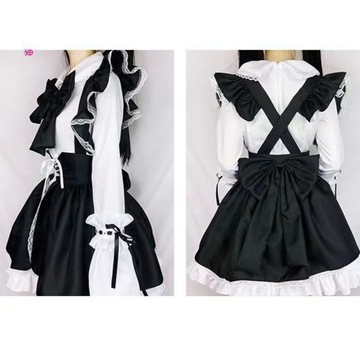 Przebranie Strój Pokojówki Cosplay Zestaw Manga Anime Dla Dorosłych - 3XL