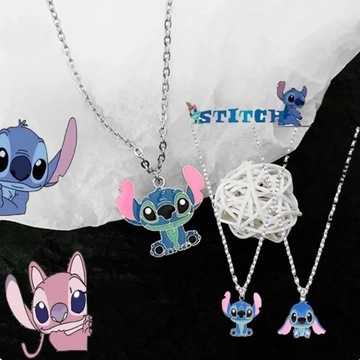 2 X NASZYJNIK WISIOREK PRZYJAŹNI STITCH BFF OHANA STICH 2 SZT PRZYJAŹŃ