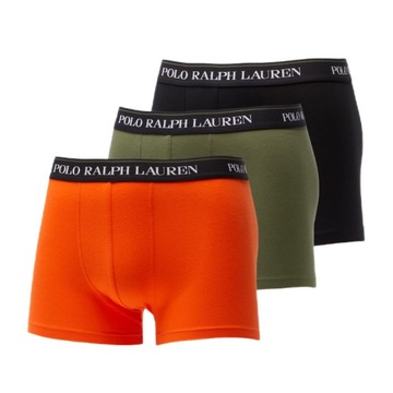 POLO RALPH LAUREN BOKSERKI MĘSKIE 3-PACK TRUNK S