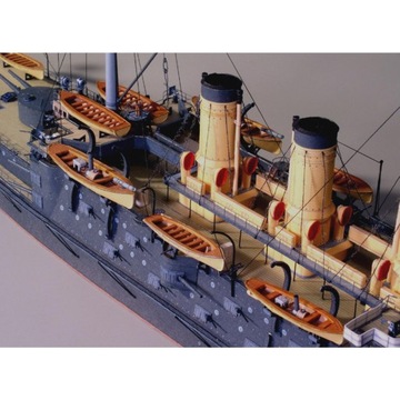 -1:250 Русский военный корабль Ослябя 3D DIY Судно Крафт