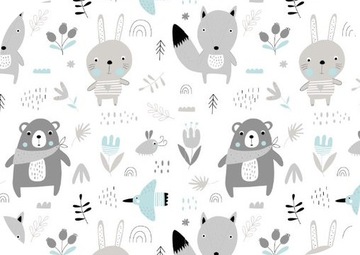 Pielucha Flanelowa 60x80 Leśne Sz-B