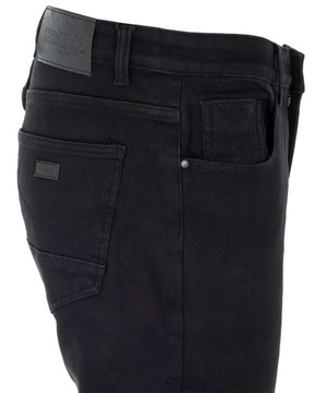 ДЖИНСОВЫЕ БРЮКИ МУЖСКИЕ УТЕПЛЕННЫЕ, ЧЕРНЫЕ, ПРЯМЫЕ, ХЛОПОК W30