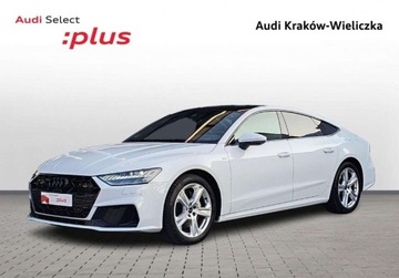 Audi A7 C8 Sportback Facelifting 3.0 50 TDI 286KM 2024 Audi A7 Sportback Matrix, S line, Czern Plus, Panorama, Kamera 360, Reg. z