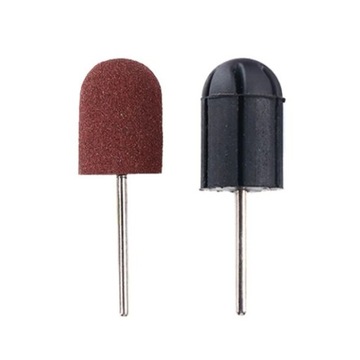 Kapturki Do Pedicure 13mm 10 sztuk #80 #180 #240 Nakładki Ścierne Na Frezy