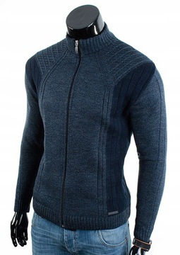 ДЖЕМПЕР НА МОЛНИИ N58 Темно-синий__XL___ПОЛЬША