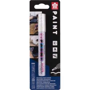 Marker Paint ze średnią białą końcówką 2 mm Sakura BLXPMKB1B