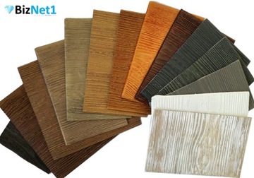 Гибкая фасадная доска имитация дерева 18 см.