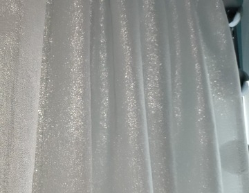 ШТОРА БАТИСТ МОРОЗ ВЕС СВИНЦА НА МЕТР, ГЛЯНЦЕВАЯ ВУАЛЬ, ВЫСОТА 280 СМ