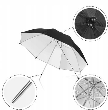 Черный светорассеивающий зонт GearPro для фотографий