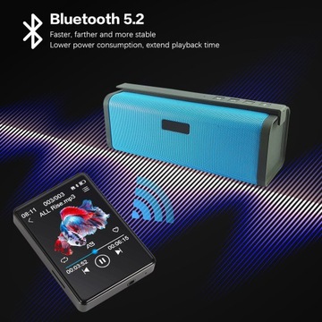 СПОРТИВНЫЙ MP3-ПЛЕЕР BLUETOOTH 32 ГБ, НАУШНИКИ, РАДИО MP4, Hi-Fi, сенсорный ЖК-дисплей
