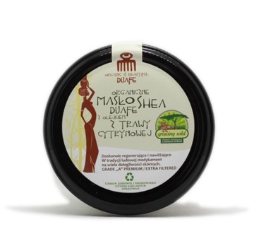 Masło Shea z olejkiem z trawy cytrynowej 180 ml