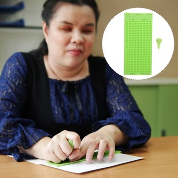 1 комплект пластиковых знаков Брайля