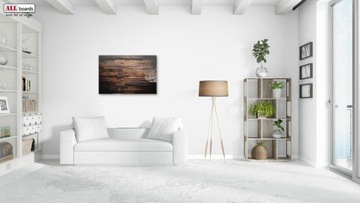 Магнитная стеклянная доска DARK WOOD 60x40см