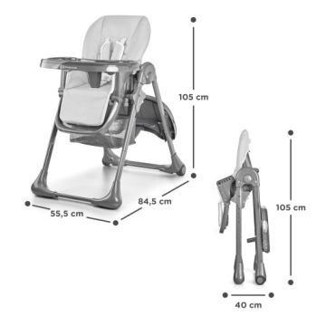Стульчик для кормления TASTEE GREY