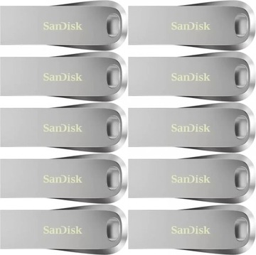 Pendrive SanDisk Ultra Luxe USB 3.1 32GB srebrny x10