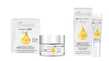 BIELENDA DIAMENTOWE LIPIDY ZESTAW KREM 50+ p/OCZY