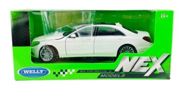 WELLY MERCEDES-BENZ S-CLASS W222 БЕЛЫЙ 1:24 НОВЫЙ