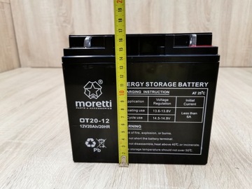 Гелевый аккумулятор Газонокосилки Снегоочистители MORETTI OT20-12 12 В 20 Ач