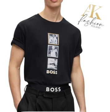 T-shirt Unisex Hugo Boss Bruce Lee Czarny r. XXL