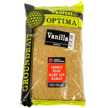PROFESS OPTIMA Фидерная прикормка для рыбалки 1кг ВАНИЛЬ