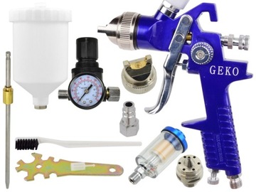 PISTOLET LAKIERNICZY HVLP 1,4mm + REDUKTOR GEKO