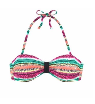 LASCANA STRÓJ KĄPIELOWY BIKINI AZTEC 42C/D GÓRA