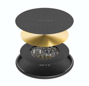 БЫСТРОЕ БЕСПРОВОДНОЕ НАСТОЛЬНОЕ ИНДУКЦИОННОЕ ЗАРЯДНОЕ УСТРОЙСТВО