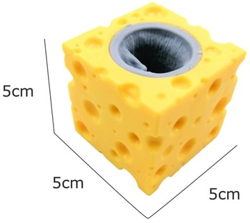 Мышка Гниотек в сыре сенсорный антистресс Мягкий всплывающий СЫР