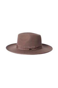 Kapelusz Brixton damski wełniany elegancki beżowy fedora r. M / 58 cm