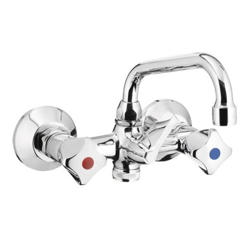 BATERIA UMYWALKOWA KFA Standard ścienna podłączenie PRALKA/ZMYWARKA chrom