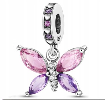 Charms zawieszka z motylem motyl srebro 925