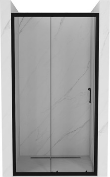 MEXEN APIA DRZWI PRYSZNICOWE ROZSUWANE BLACK 95 CM
