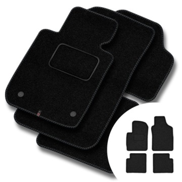Velurové koberce Streak pro Fiat 500c 2014-2020