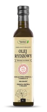 PROZDROWOTNY OLEJ RYDZOWY 1L Z LNIANKI ŚWIEŻY