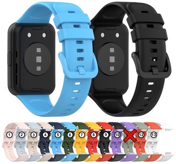 PASEK SILIKONOWY DO SMARTWATCH HUAWEI WATCH FIT 2/ CLASSIC/ ELEGANT/ ACTIVE