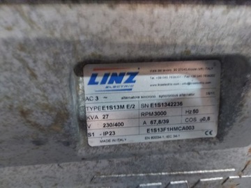 Сельскохозяйственный генератор ВОМ T20-S27351 27кВА 21,6кВт 230/400