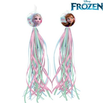 Wstążki tasiemki ozdobne do kierownicy rowerowej FROZEN II - 2 sztuki