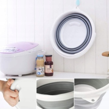 ВЕДРО СИЛИКОНОВОЕ, УНИВЕРСАЛЬНОЕ СКЛАДНОЕ, 5 Л.